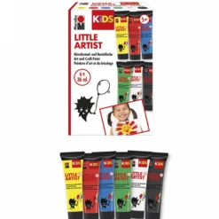 Conjunto Tintas Pequeno Artista Kids Marabu
