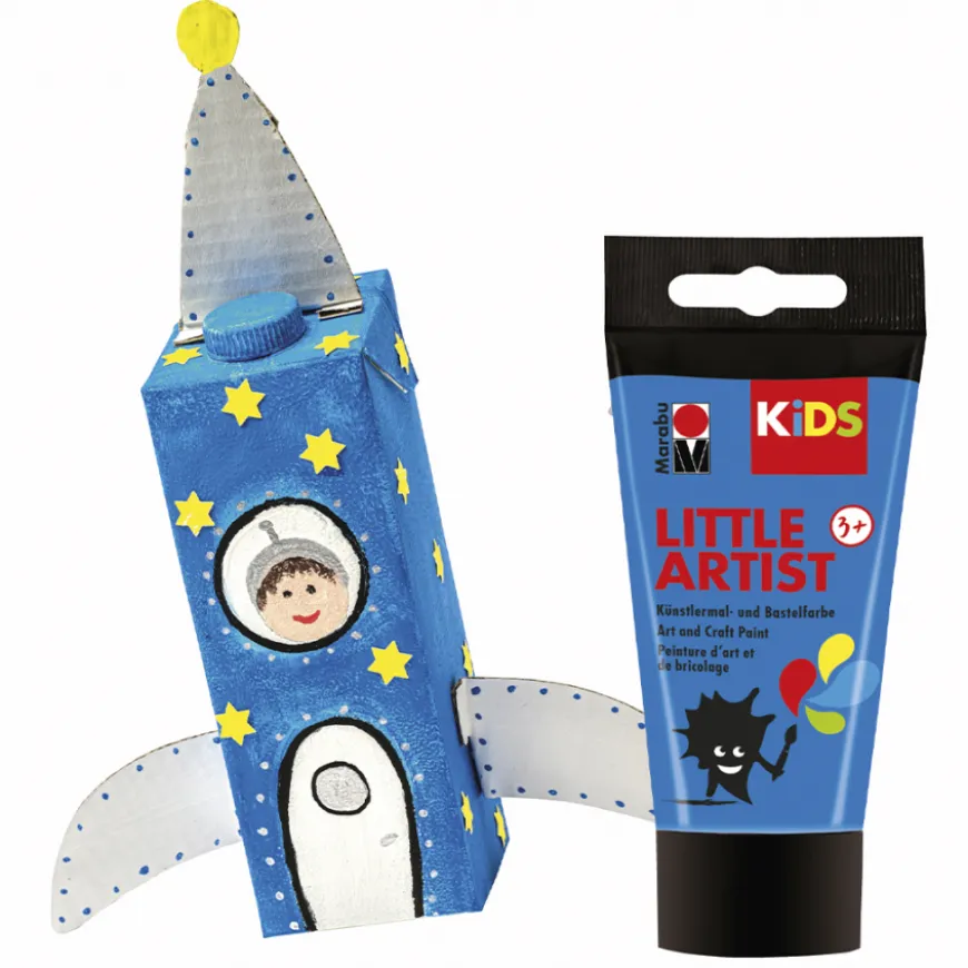 Conjunto Tintas Pequeno Artista Kids Marabu