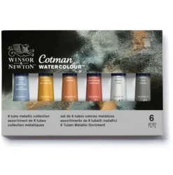 Conjunto Tubos Aguarela Metálica Cotman Winsor & Newton