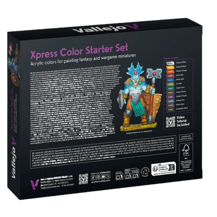 Conjunto Xpress Color Iniciantes Vallejo
