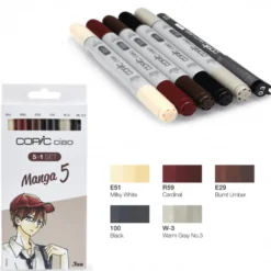 Copic Ciao Set 5+1 Manga