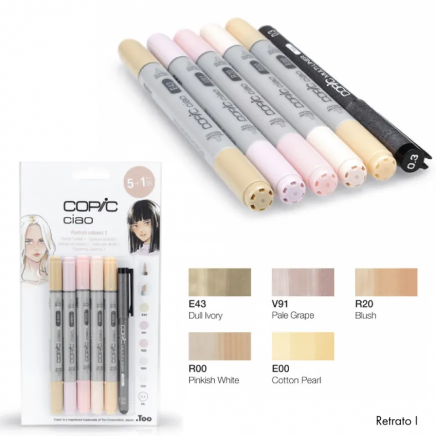 Copic Ciao Set 5+1 Retrato