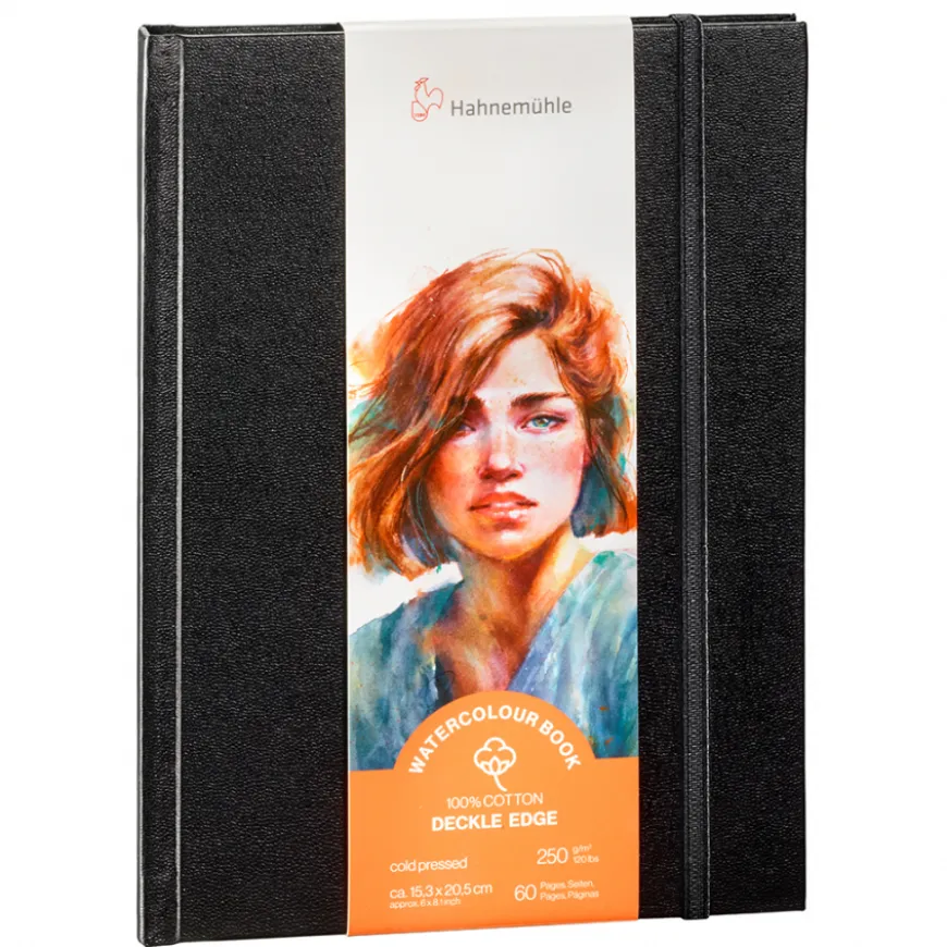 Diário Gráfico Aguarela Deckle Edge Hahnemühle