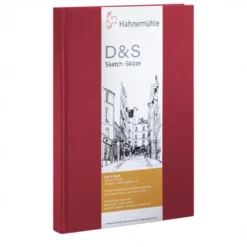 Diário Gráfico Vermelho Esboço D&S Hahnemühle