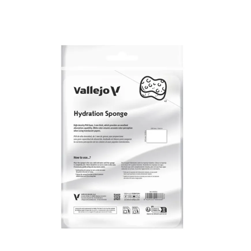 Esponjas para Paleta Húmida Vallejo