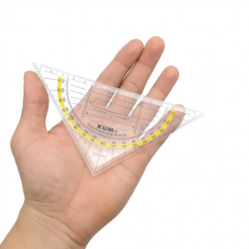 Esquadro Geometria com Pega Kum