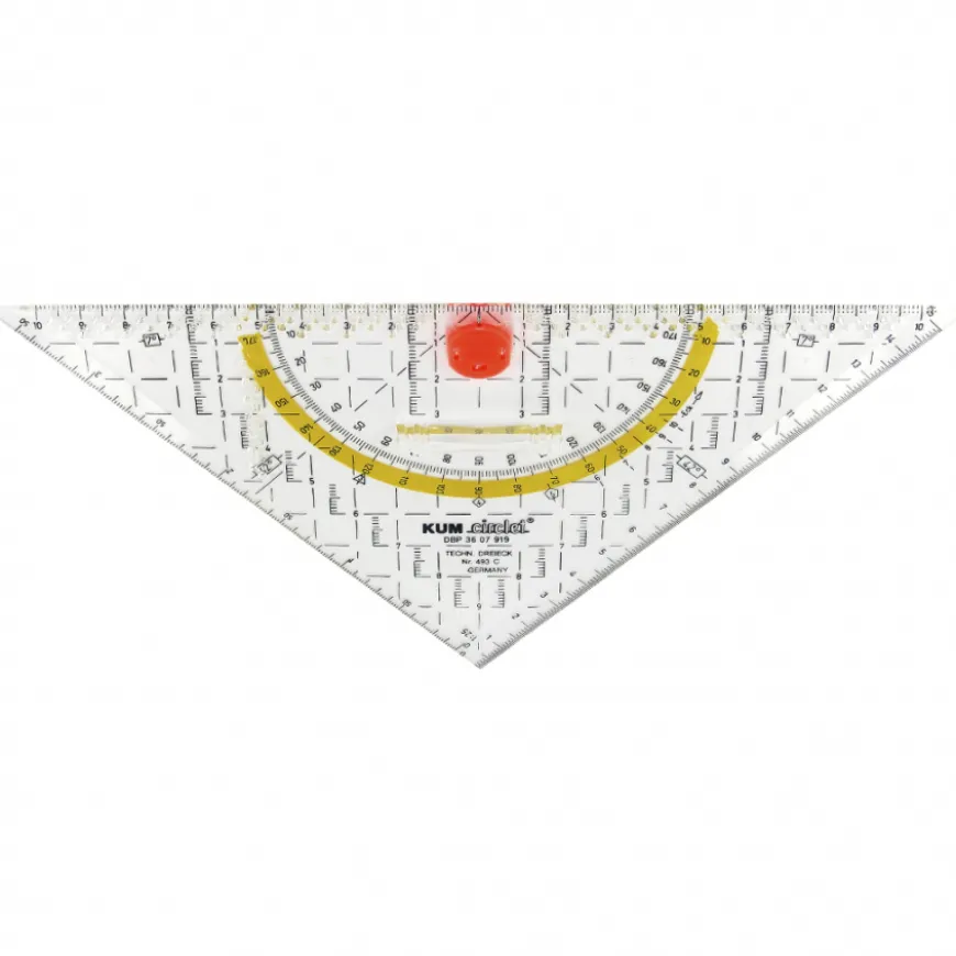 Esquadro Geometria com Pega Kum