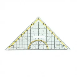 Esquadro Transparente com Escala e Pega Koh-I-Noor