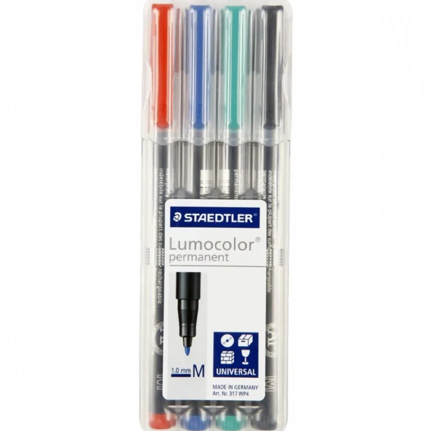 Estojo Marcador Universal Permanente Lumocolor Staedtler