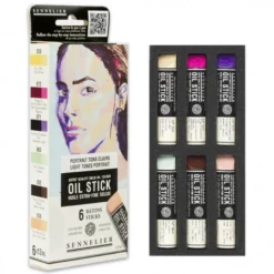 Estojo Mini Sticks Óleo Sennelier