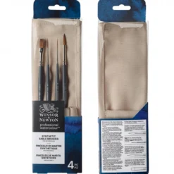Estojo Pano Pincéis Sintéticos Aguarela Artist Winsor & Newton