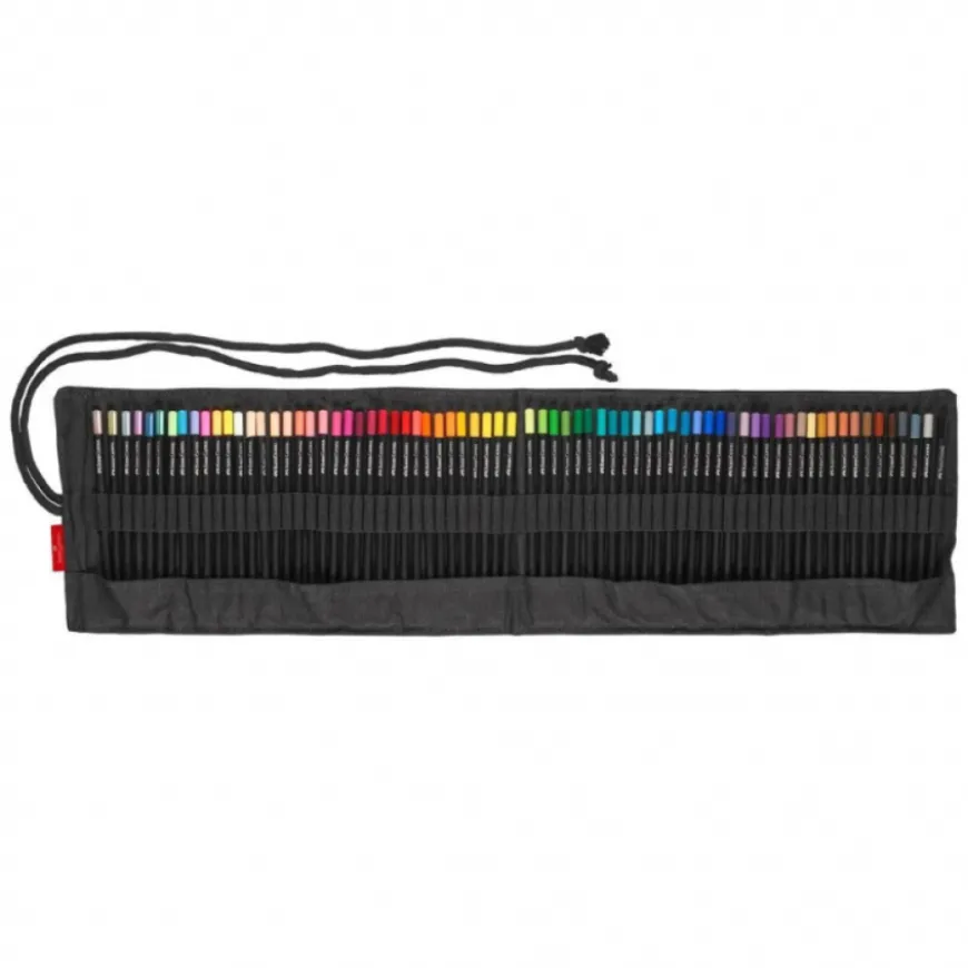 Estojo Rolo 72 lápis Black Edition Faber Castell