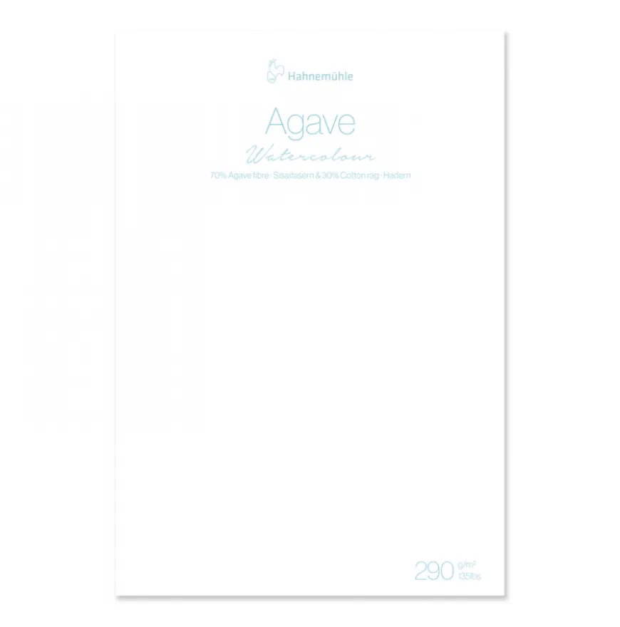 Folha Aguarela Agave Hahnemühle