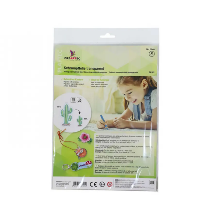 Folhas Plástico Encolhível Creartec