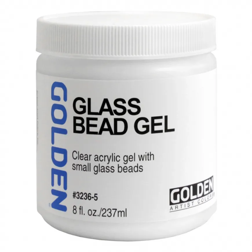 Gel Esferas Vidro Golden