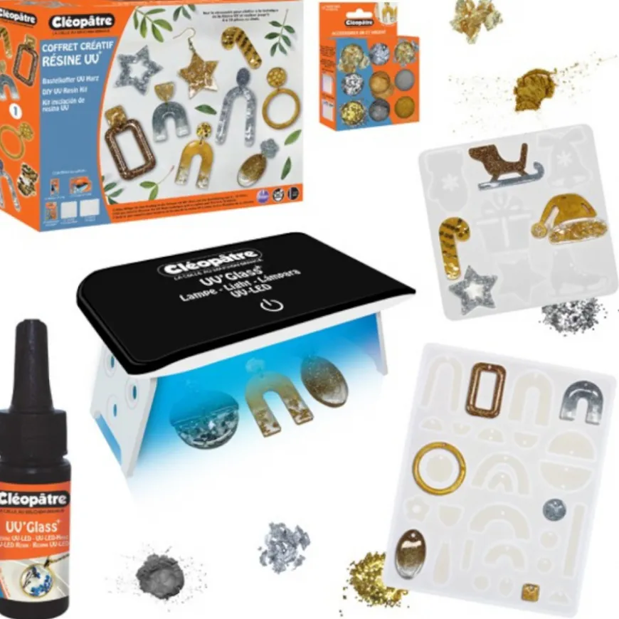 Kit de Iniciação Resinas UV Cléopâtre