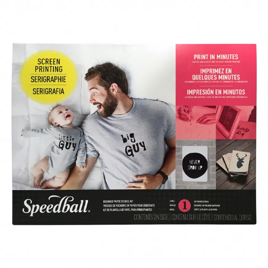 Kit Iniciação Serigrafia Stencil Speedball