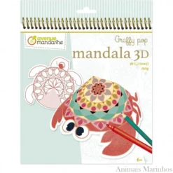 Livro Colorir 3D Avenue Mandarine