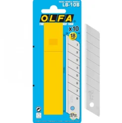 Lâmina Segmentada de Prata de 18mm OLFA (LB–10B)
