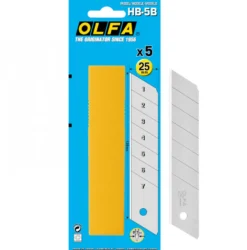 Lâmina segmentada prata 25mm OLFA (HB–5B)