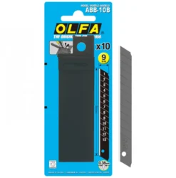 Lâmina Segmentada Ultra-Afiada Preta de 9mm OLFA (ABB–10B)