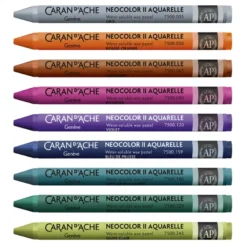 Lápis de Cera Aguarelável Neocolor II Caran D´Ache