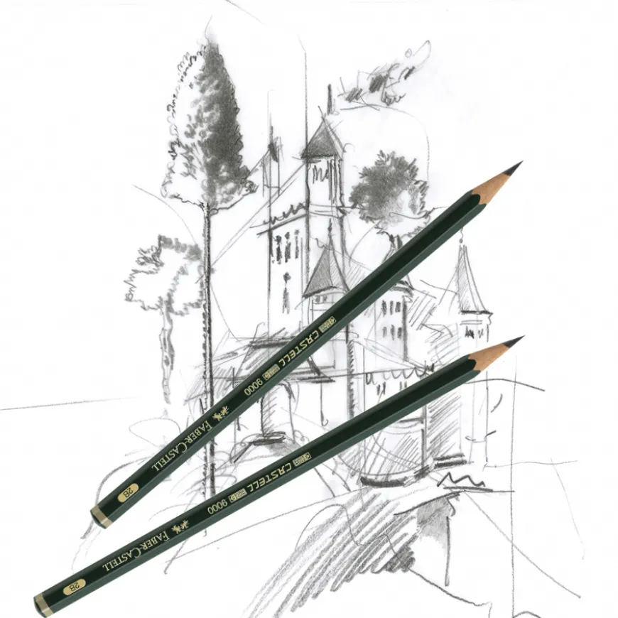 Lápis de Grafite Castell 9000 Faber-Castell
