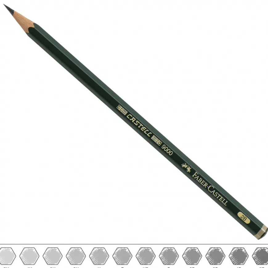 Lápis de Grafite Castell 9000 Faber-Castell