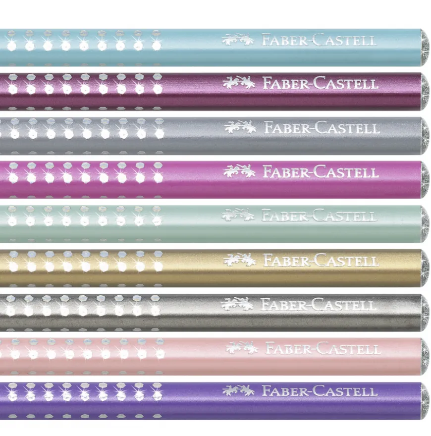 Lápis Grafite Grip Sparkle Faber-Castell