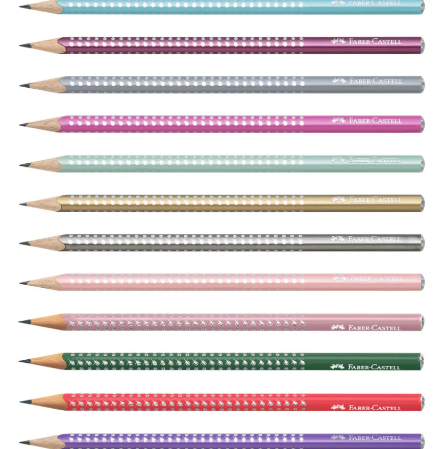 Lápis Grafite Grip Sparkle Faber-Castell