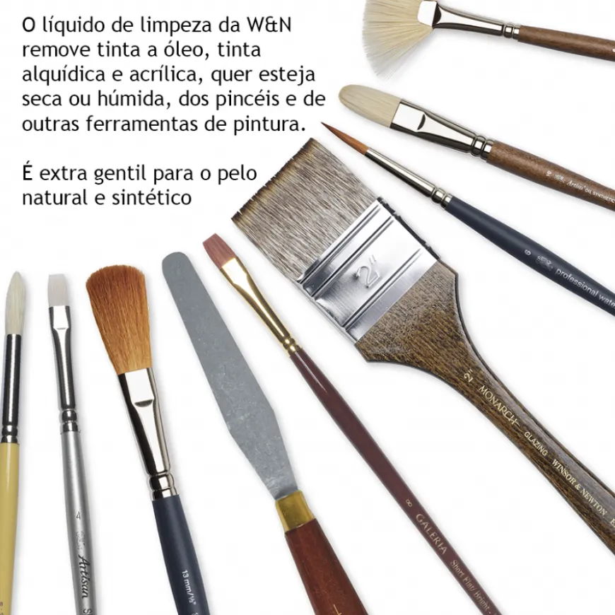 Líquido Limpeza de Pincéis Winsor & Newton