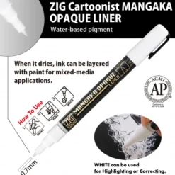 Marcador Mangaka Opaque ZIG
