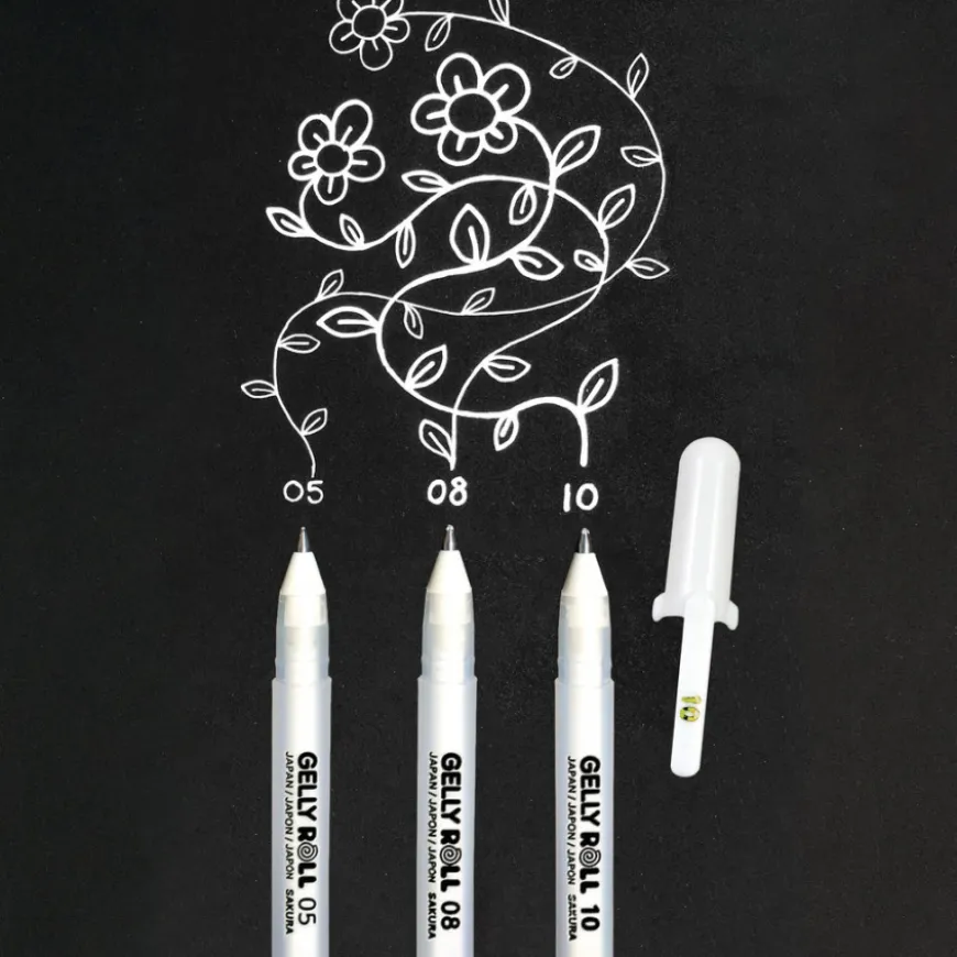 Marcador Sakura Gelly Roll Basic Branco