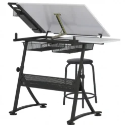 Mesa Estirador Desenho Fusion Com Banco Studio Designs