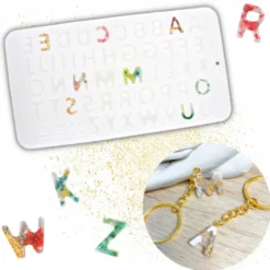 Molde Silicone Alfabeto Cléopâtre