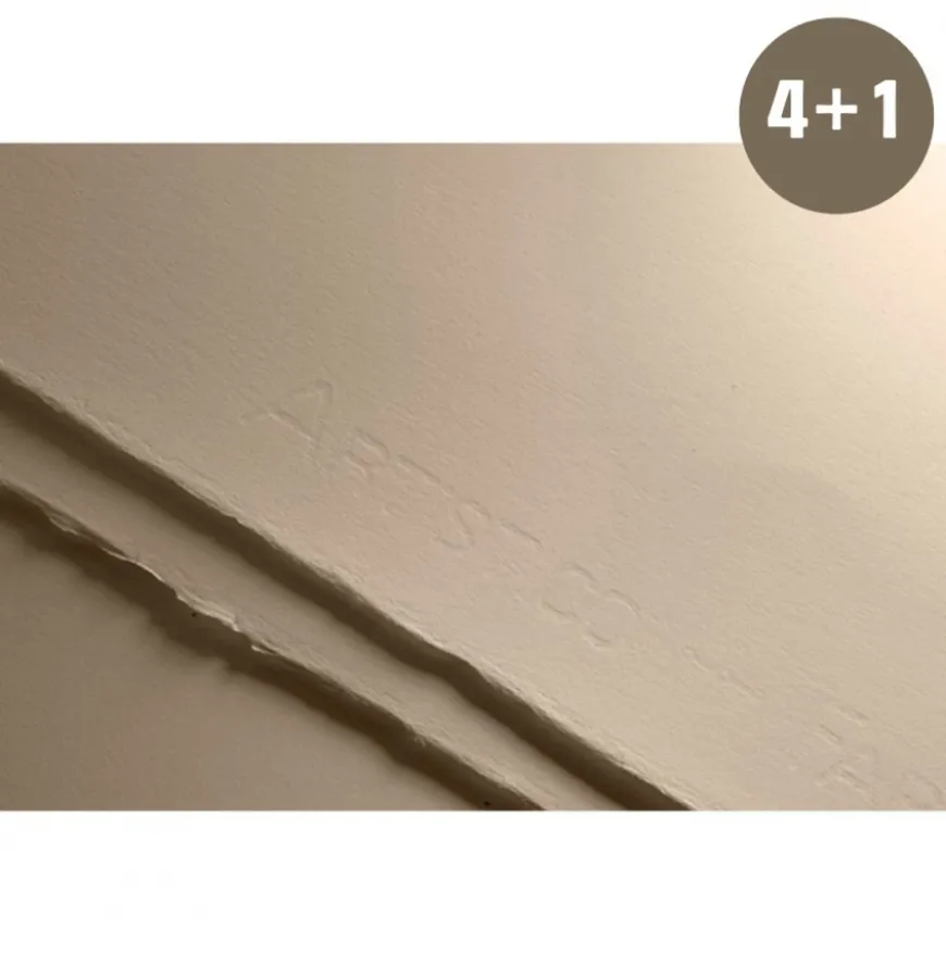 Pack Folhas de Aguarela Artístico - Grão Satinado (4+1)
