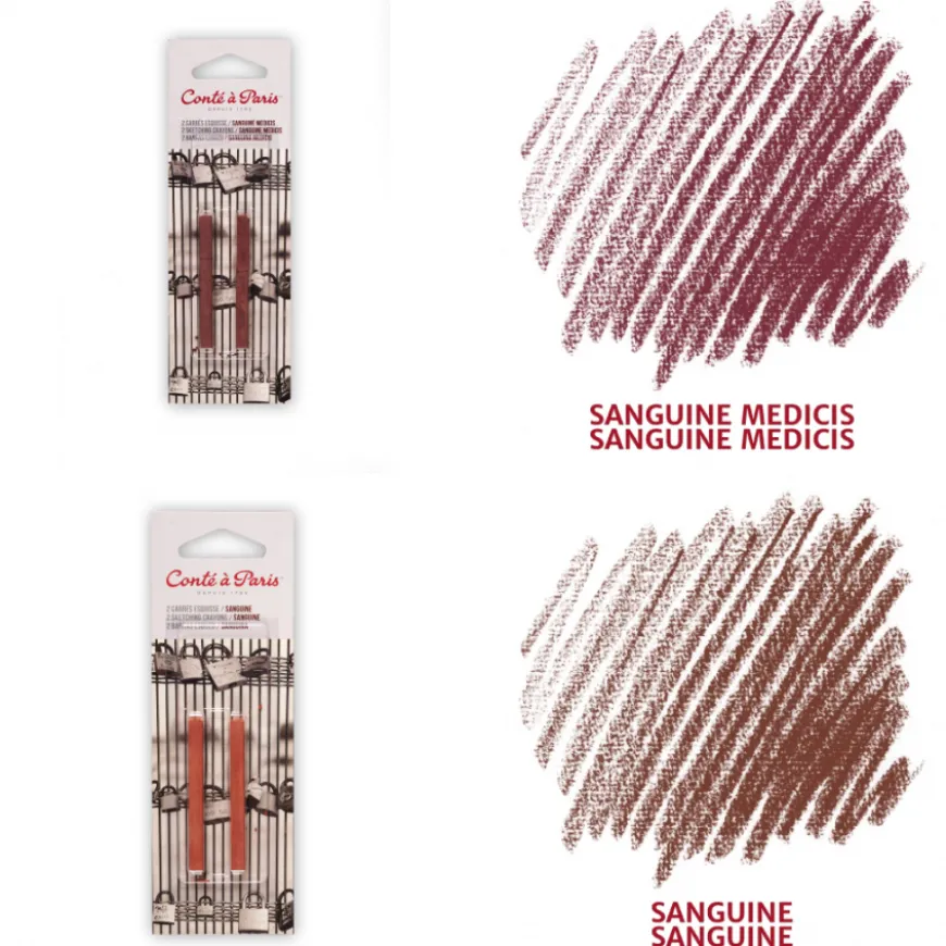 Pastel em Blister Conté à Paris