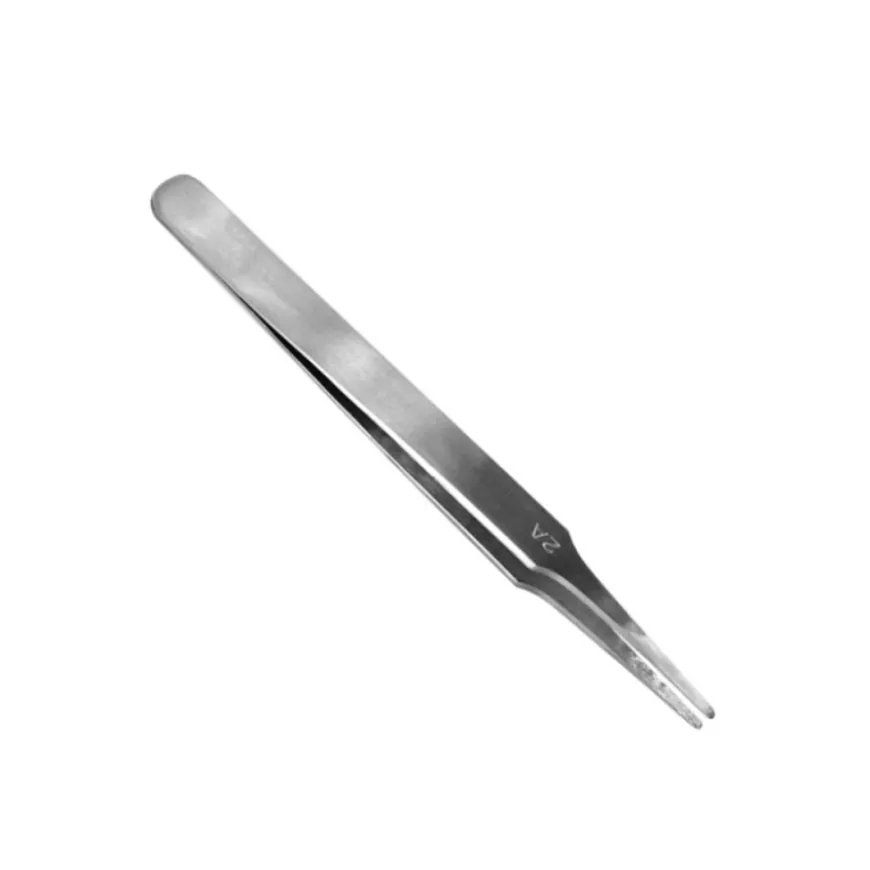 Pinça Precisão Ponta Plana 120mm