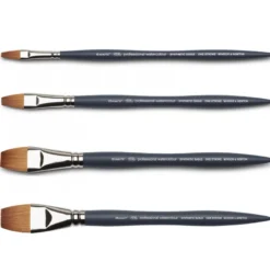 Pincel Aguarela Profissional Plano Curto Winsor & Newton