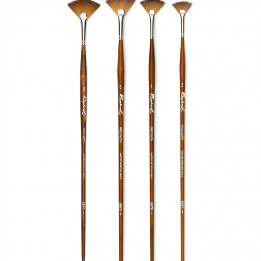 Pincel Leque Precision 8970 Raphaël para Acrílico