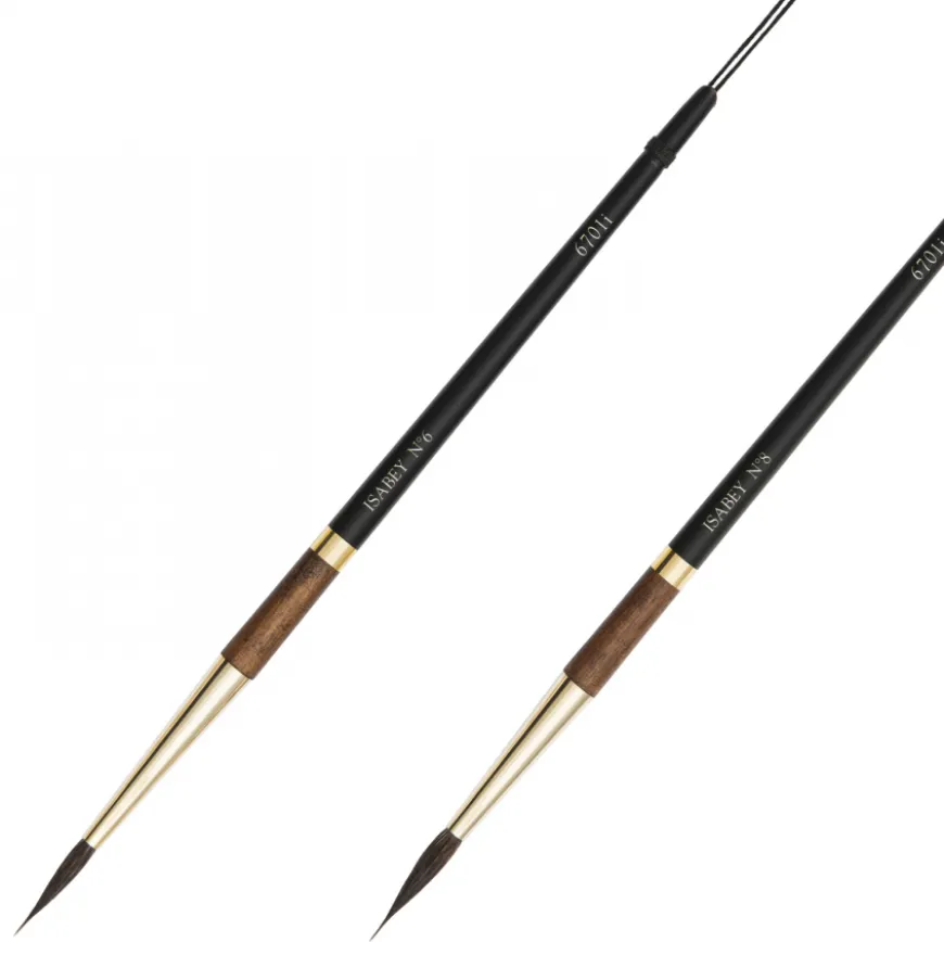 Pincel Pelo Esquilo Liner 6701i Isabey
