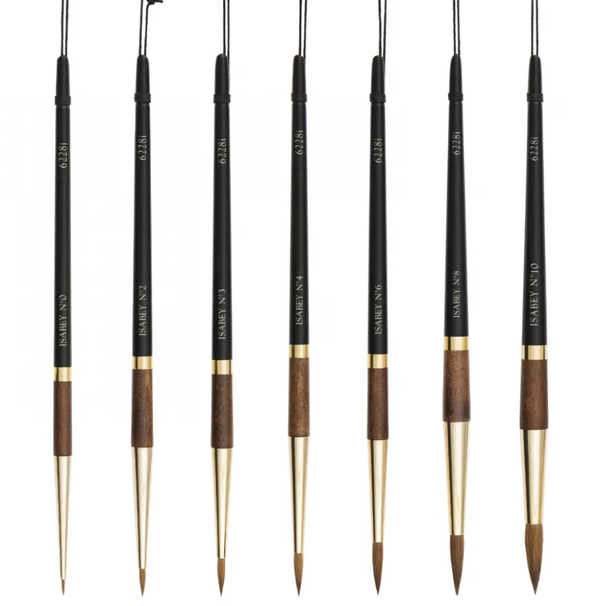 Pincel Redondo Largo 6228i Kolinsky Isabey