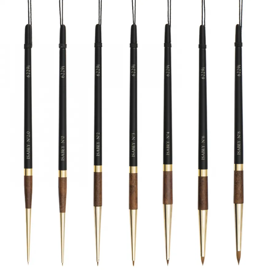 Pincel Redondo Retoque 6229i Kolinsky Isabey