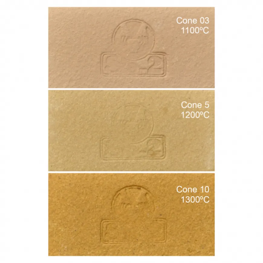 PRGF - Pasta Cerâmica Castanho Dourado Refractária Artistica Sio-2