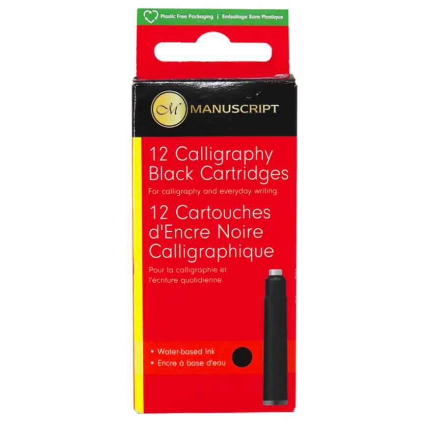Recargas de Tinta Permanente para Caneta Manuscript