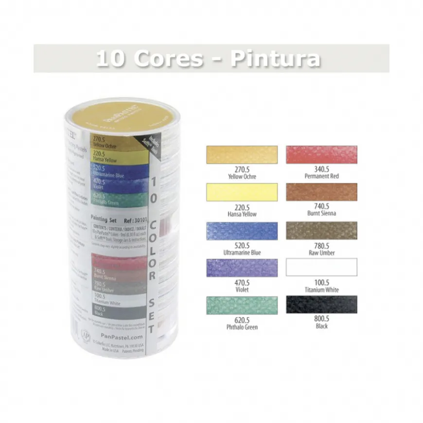 Set 10 Cores PanPastel