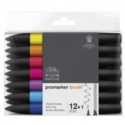 Set Marcadores Promarker Brush Tons Vibrantes Winsor & Newton
