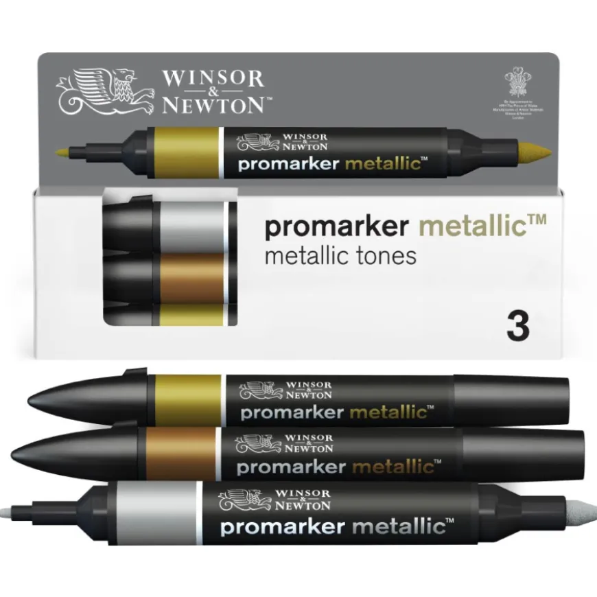 Set Marcadores Promarker Tons Metálicos Winsor & Newton