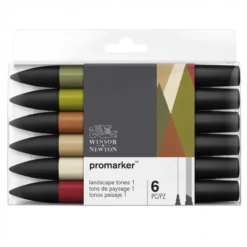 Set Marcadores Promarker Tons Paisagem Winsor & Newton