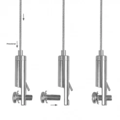 Sistema Suspensão de Teto com Suporte Painel 10mm STAS